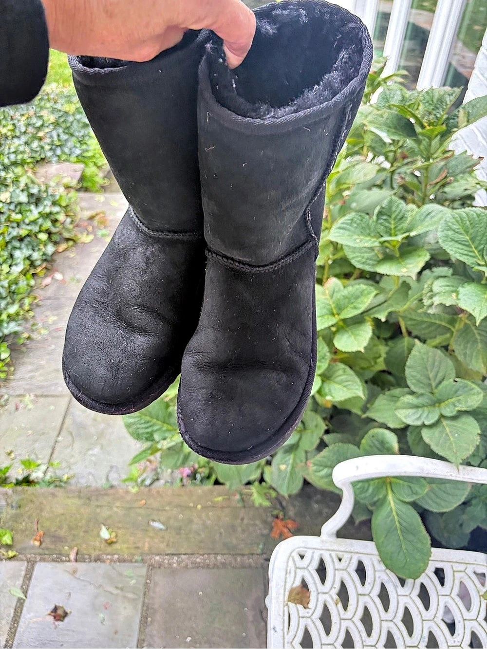 UGG Classic Short Boot Black Winter Boots US 8